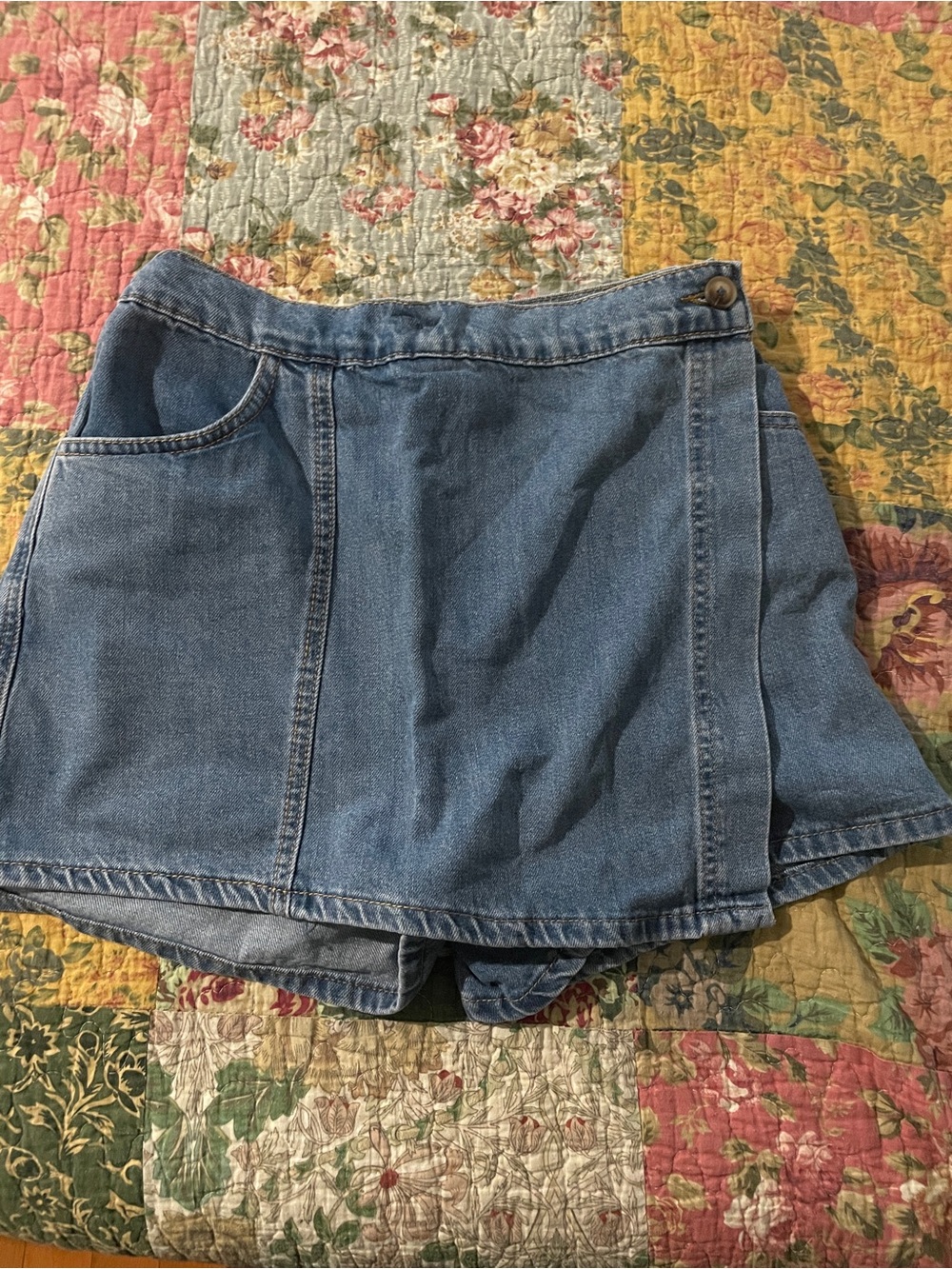 Denim Skort in Blue - Women’s Casual A-Line, shop talulah